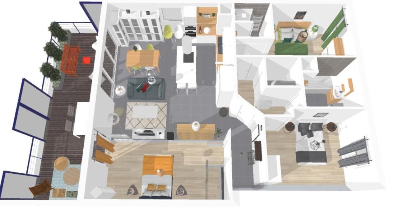Expat Renting - Le Mosaique - Patte D'Oie - Parking Leilighet Toulouse Eksteriør bilde